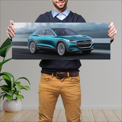 Cuadro 30x80cm Auto 2015 Audi E Tron Quattro Con 20