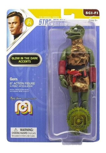 Muñeco Figura De Acción Gorn Star Trek 20 Cm