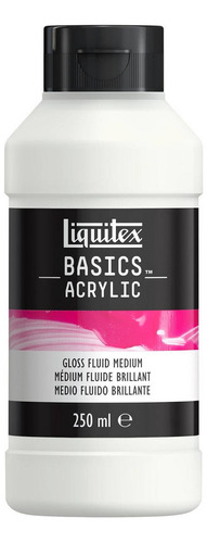 Liquitex Basics 8870302, brillo fluido, tamaño medio, 250 ml