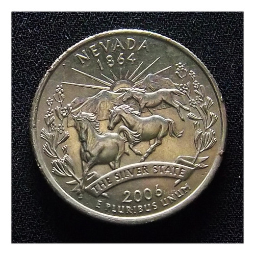 Estados Unidos 25 Cents 2006 P Exc Km  382 Nevada