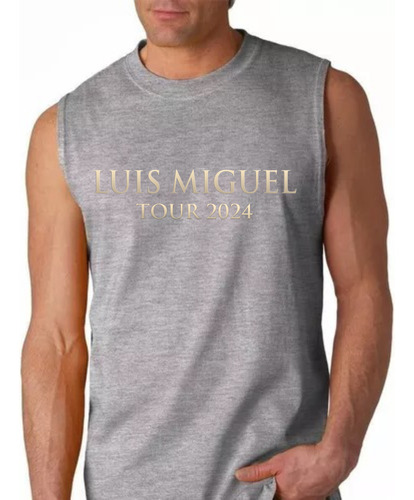 Musculosa Personalizada En Vinilo Luis Miguel Tour 2024