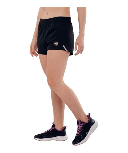 Short Con Calza Mujer Montagne Trace Running Deporte