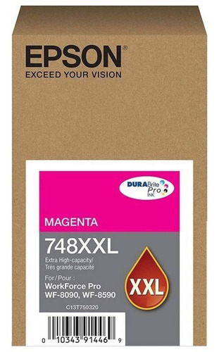 Cartucho De Tinta Epson 748xxl Magenta