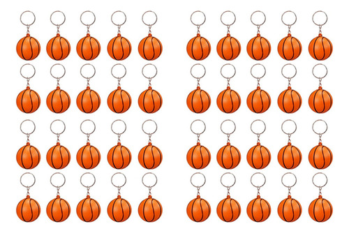 Pack Of 40 Basketball Souvenir Basketball Keychains