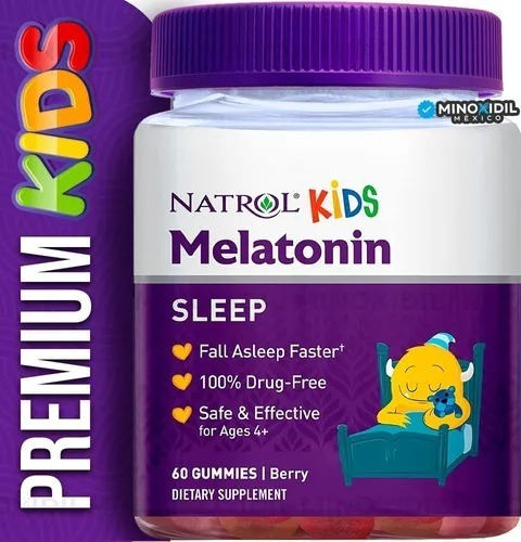 Melatonina Kids Niños | Duerme Rápido Y Profundo | 60 Gomas