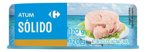 Atum Sólido Ao Natural 170 G