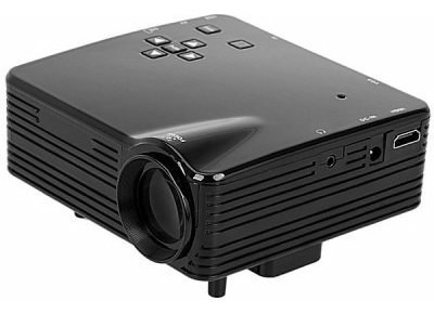 Projetor Pequeno Abre Tela De Ate 100 Polegadas Com Hdmi Som