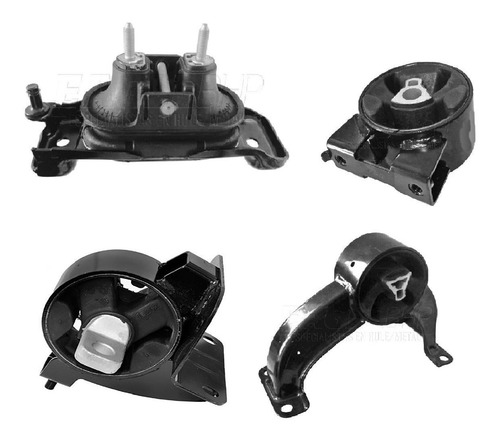 Kit 4 Soportes Motor Y Transmision Caravan 2008-2010 V6