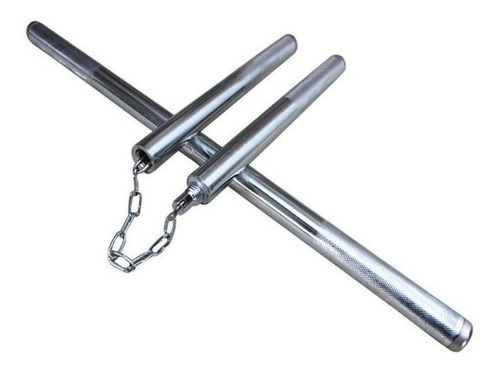 Nunchaku Baston 2 En 1 Metalico 