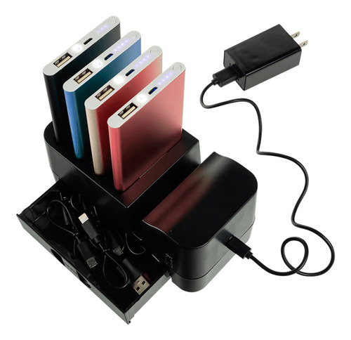 Power Bank Instacharge 4600 Mah Marron C/luz - Tecnobox
