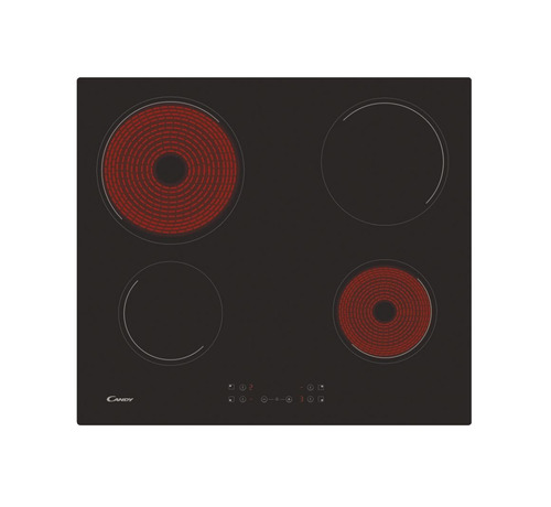 Imagen 2 de 3 de Anafe eléctrico Candy CH64CCB negro 220V - 240V/380V - 415V