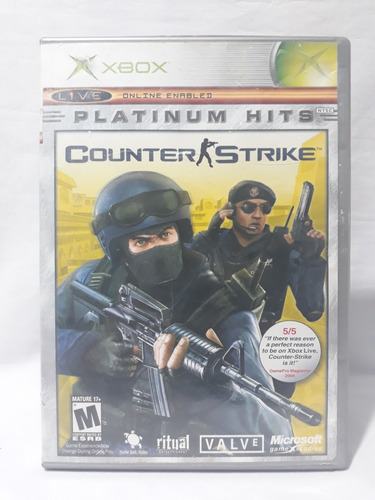 Counter Strike Para Xbox Clasico Gran Titulo Shooter Accion