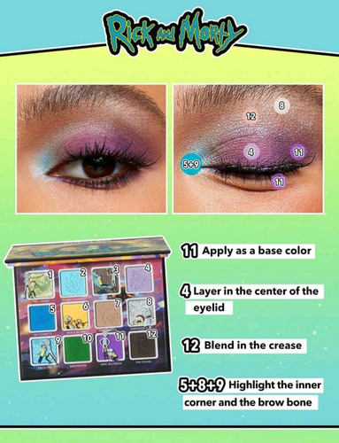 Rick And Morty X Sheglam Colección En Caja 100% Original