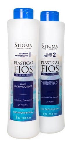 Atacado 4 Kit Escova Progressiva Plástica Dos Fios Stigma 