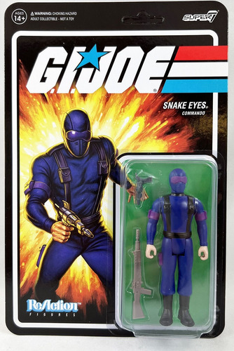 G.i. Joe Snake Eyes Reaction Super 7