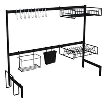 Comprar Cozinha Suspensa Modular Aço Autosustentável Escorredor Cor Preto