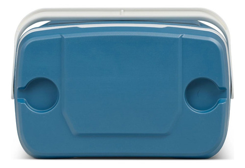 Hielera Igloo 30 Cuartos Con Porta Vasos 41 Latas Azul Acero