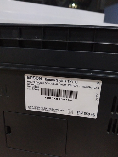 Imagen 6 de 8 de Impresora Epson Multifuncional Tx130 Rn Oferta140