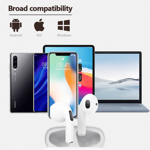 Auriculares Inalámbricos Bluetooth Con Micrófono Estéreo Pro