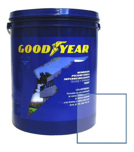 Membrana Liquida Poliuretanica 1,25 Kg Goodyear Techos Color