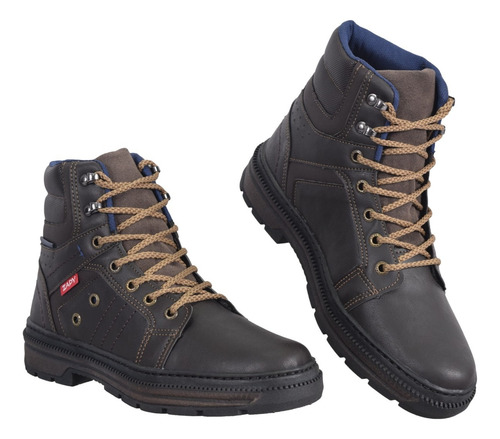 Borcego Bota Hombre Zapy 7247 Trabajo Cómodos Súper Livianos