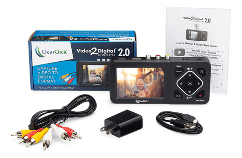 Convertidor De Vídeo A Digital Clearclick 2.0 Con Pantalla L