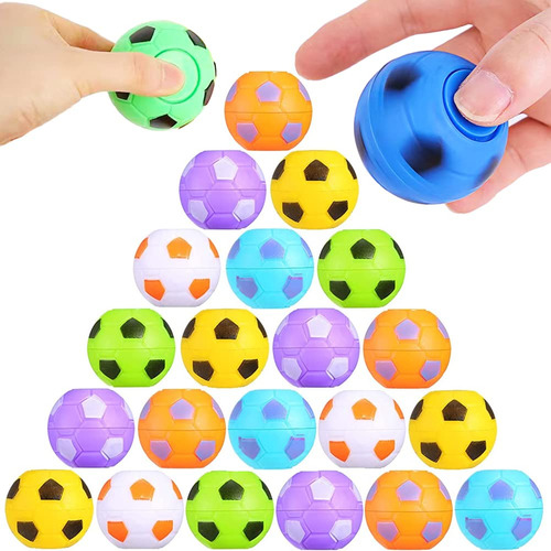 32 Piezas Mini Fidget Spinners Pelota De Fútbol Juguetes P.