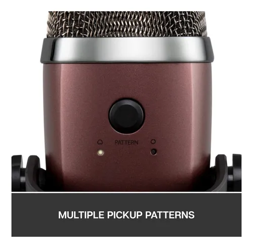 Logitech Blue Yeti Nano Micrófono Usb Color Chocolate (Reacondicionado)