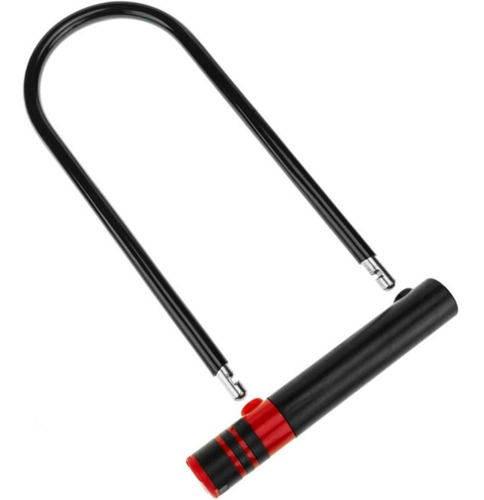 Candado U Lock Para Bicicleta Y Moto 2 Llaves Color Negro