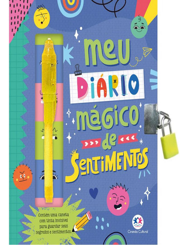 Meu Diario Magico De Sentimentos: Meu Diario Magico De Sentimentos, De Barbieri, Paloma Blanca Alves. Editora Ciranda Cultural, Capa Mole, Edição 1 Em Português, 2023