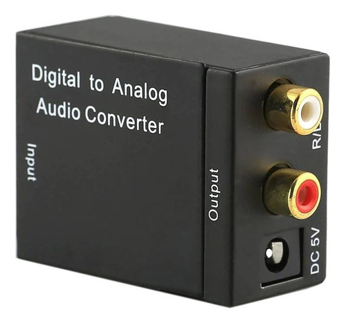 Convertidor Conversor Adaptador Audio Digital Óptico A Rca