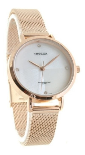 Reloj Tressa Mujer Malla Tejida Modelo Frida/g