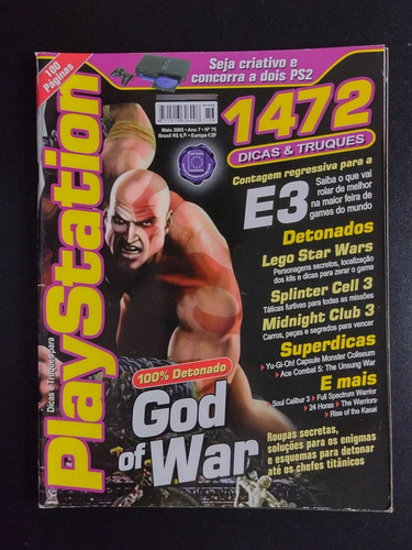 Revista Playstation 76 God Of War Splinter Cell 3 Lego Star (Usado)