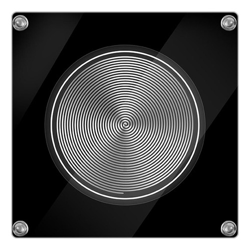Generador De 7.83hz Resonador De Precisión Para Negro Plata