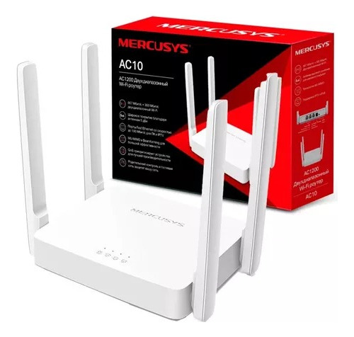 Router Dual Band Inalámbrico Mercusys Ac1200 Ac10 Wifi