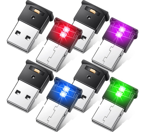 Mini Luz Led Usb, Iluminacin Interior Led Rgb Para Automvil,