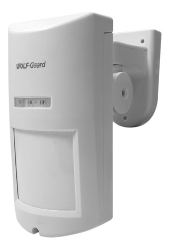 Imagen 1 de 4 de Pir Inalámbrico Exterior Sensor Alarmas 433mhz Wolfguard