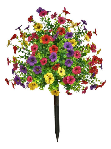 Estaca De Flores Artificiales Para Jardín, Reutilizable,