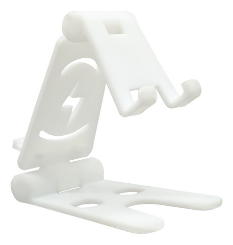 Soporte Plegable Blanco Con Doble Soporte Para Teléfono Móvi