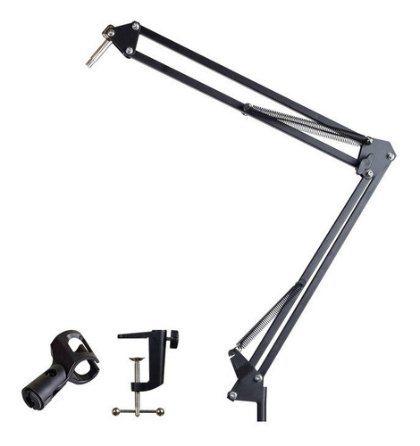 Imagem 3 de 5 de Pedestal De Mesa Suporte Braço Articulado Para Microfones