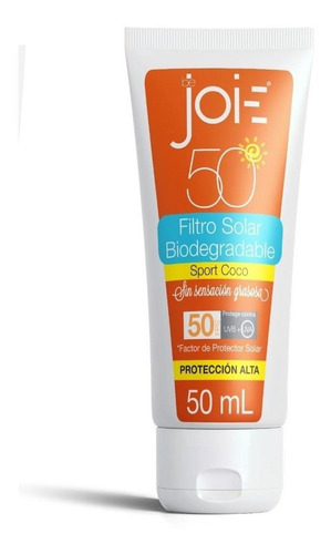 Filtro Solar Cara Y Cuerpo Biodegradable Joie 50 Fps 50