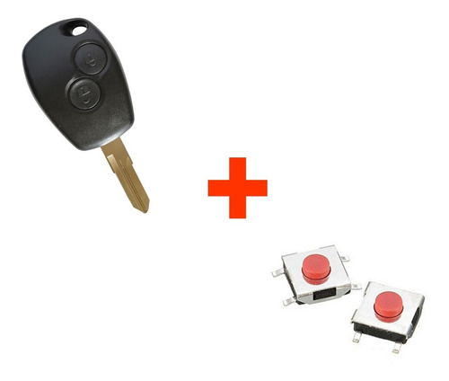 Carcasa Llave Renault Duster Logan Sandero + Pulsadores