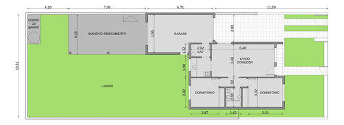 Casa 3 Ambientes Venta Lobos Con Jardin Y Quincho