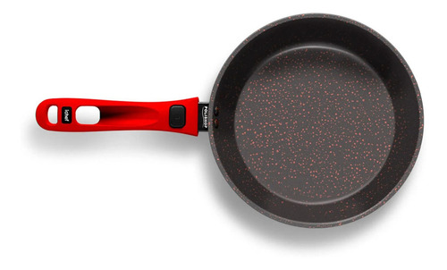 Panela Saute Grand 24cm Ichef Polishop C/ Cabo Removível Cor Vermelha