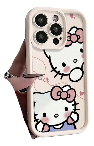 Funda Original Sanrio Hello Kitty Para iPhone 15, 14, 13, 11