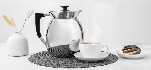 Chocolatera Acero Inoxidable Quirurjico Royal Prestige Plateado