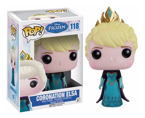 Funko Pop: Frozen - Coronation Elsa Nº 118 - Pronta Entrega!