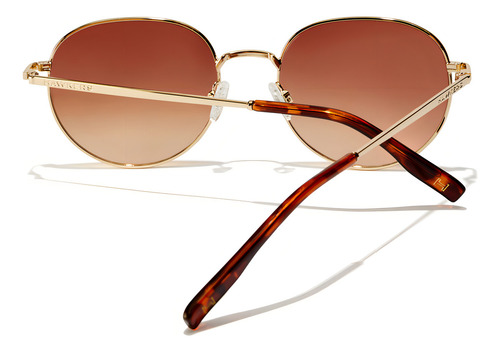Óculos de sol Hawkers Vent para homens e mulheres, cor de bastão, dourado, marrom polarizado