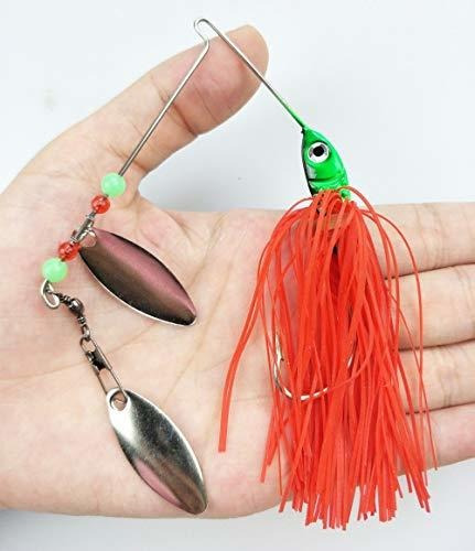 Fisherman Señuelo Pesca Metal Duro Spinner Kit Cebo Para 1d