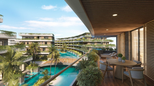 Complejo Turistico En Punta Cana Con Apartamentos Amueblados De 1, 2 Y 3 Habitaciones Excelente Para Inversion